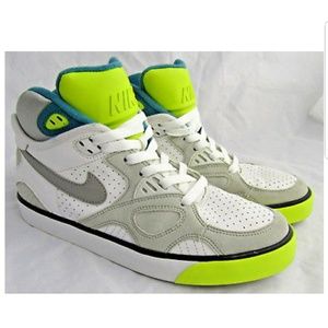 Nike Auto Trainer High Top Neon 7y womens 8.5